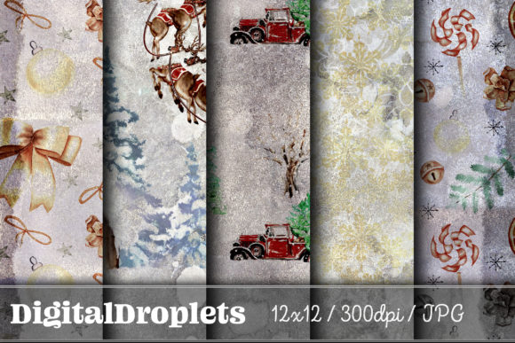 Christmas Shine Vol. 1 | Collection: Vintage Digital Papers