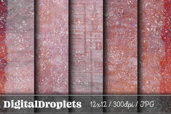 Elegant Vintage Wallpaper Vol. 4: Digital Paper for Layered Design