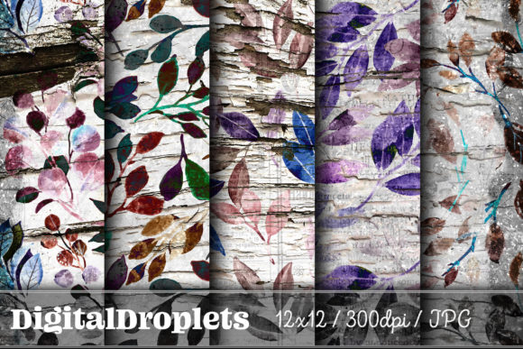 Leaves in the Wind Vol. 14: Vintage Texture Meets Modern Craft